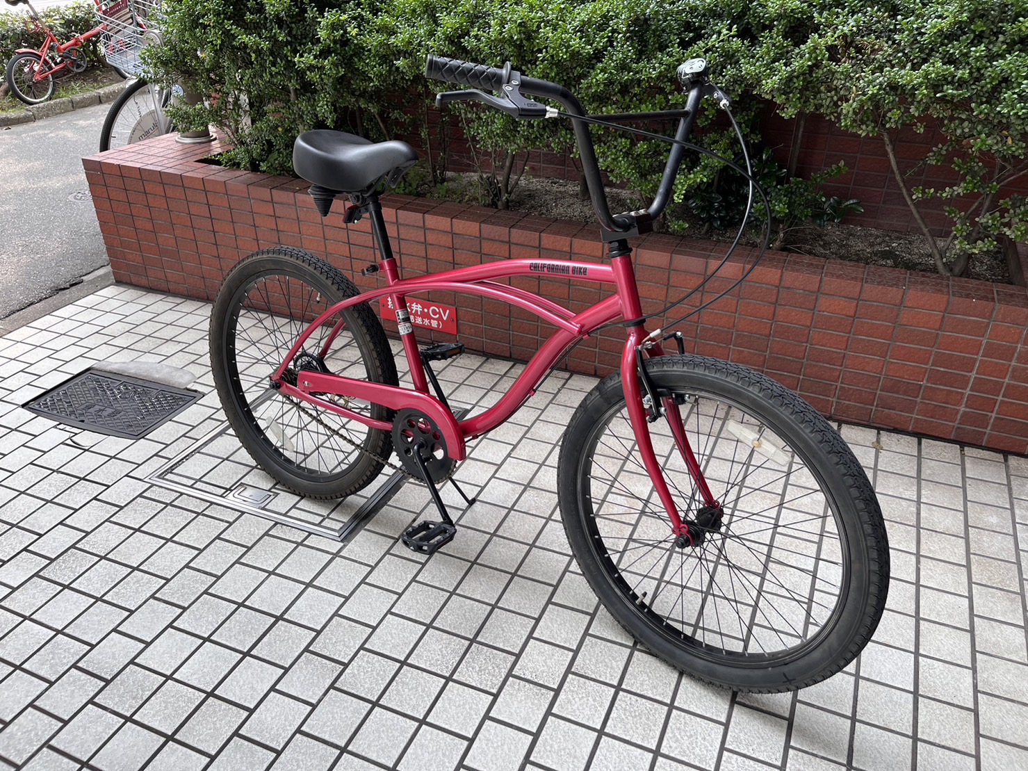 ビーチクルーザー風自転車 ブリヂストン26インチ - 富山県の自転車